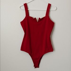 Red Body suit